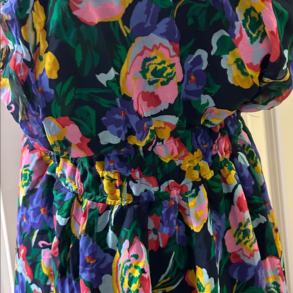 Anthropologie Somerset Floral Strapless Maxi Dress Size Xl - Picture 5 of 9